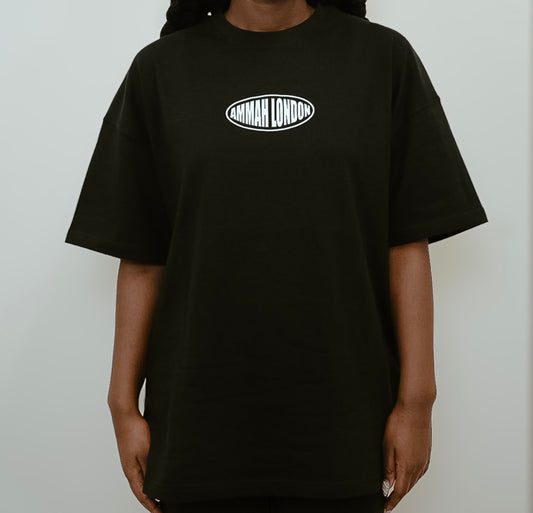 AMMAH LONDON Tee - Black - AMMAH LONDON