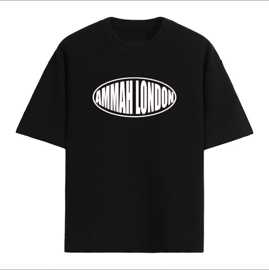AMMAH LONDON Tee - Black - AMMAH LONDON